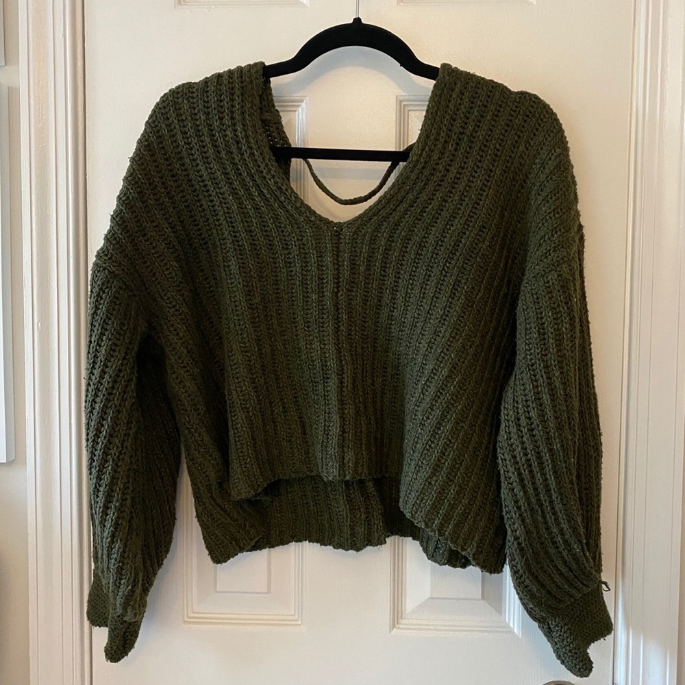 Cropped sweater